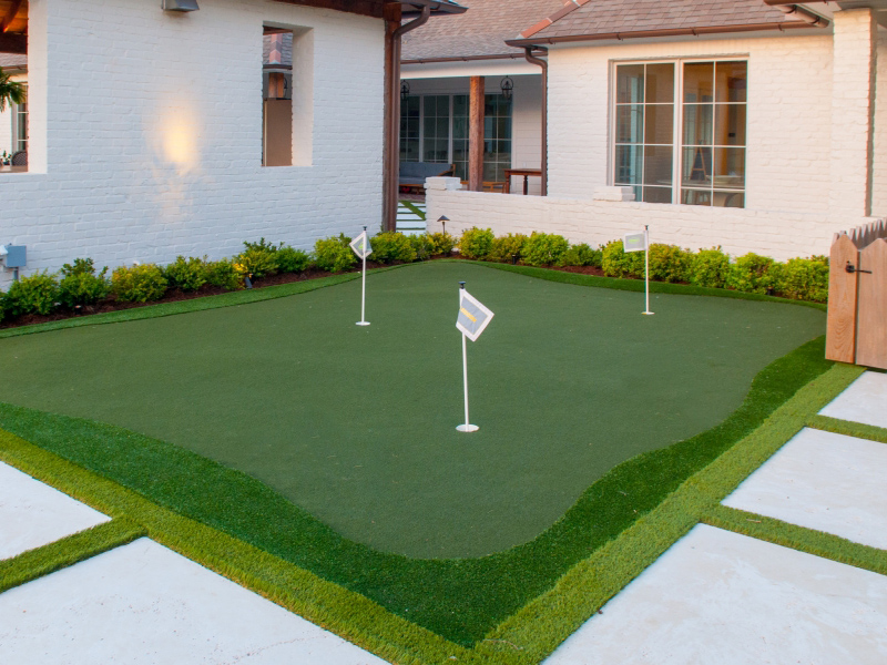 Artificial Turf Construction in Baton Rouge Pinnacle Exterior