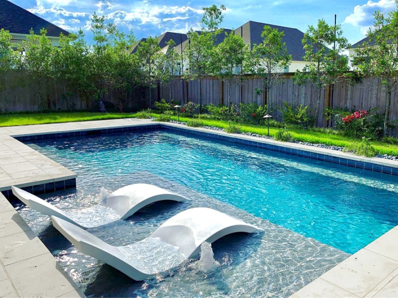 Small Pool in Backyard