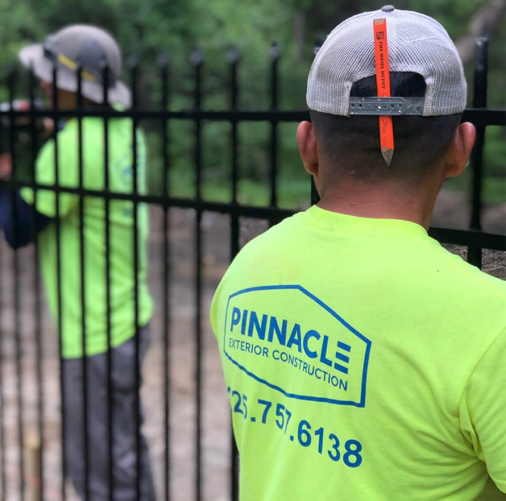 Professional aluminum fence installation completed by Pinnacle Exterior Construction in Baton Rouge