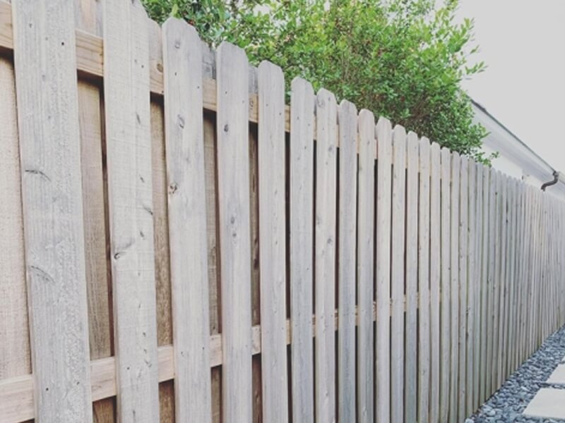 Shadowbox Wood Fence