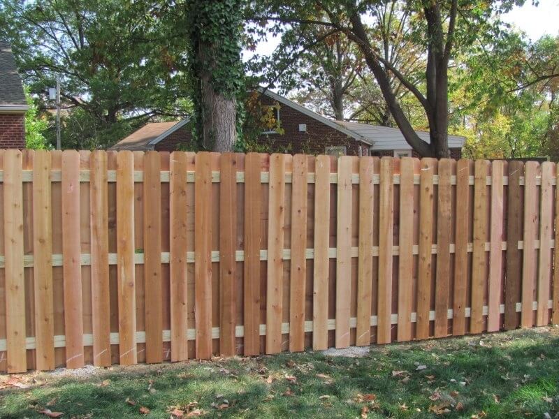 Shadowbox Wood Fence