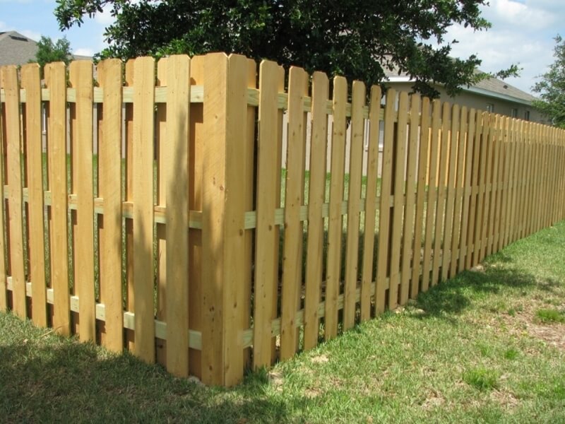 Shadowbox Wood Fence