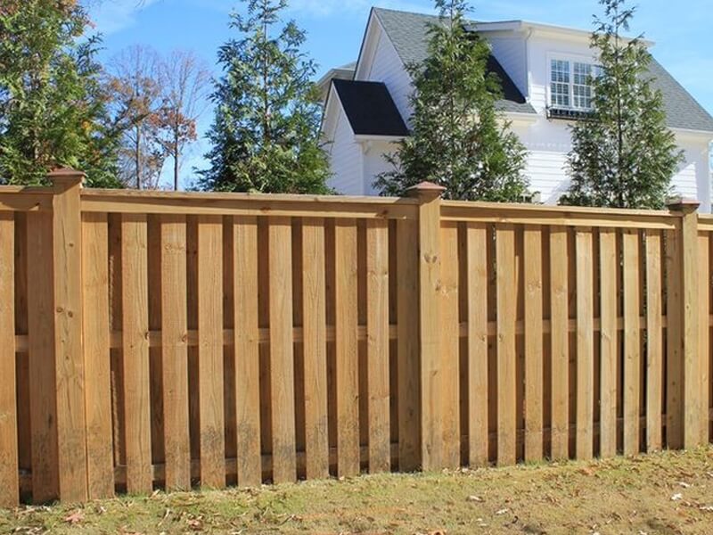 Shadowbox Wood Fence