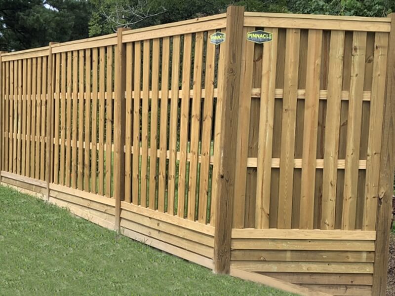 Shadowbox Wood Fence