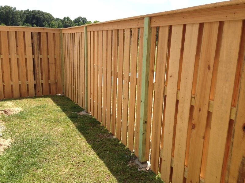 Shadowbox Wood Fence