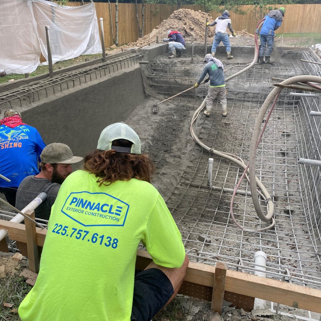 pool construction process