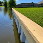 bulkhead replacement signs - new vinyl bulkhead installation Baton Rouge LA